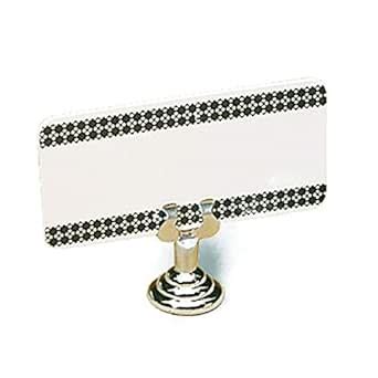 FFR Merchandising 9920719670 Harp Clip Steel Sign Holder, 1" Height, 1 ...