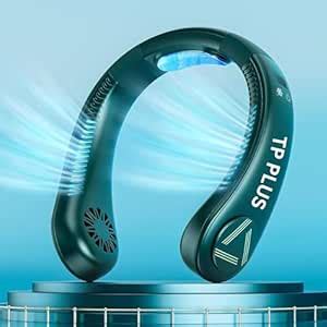 TP-PLUS Neck Fan, Hands Free Bladeless Fan, Wearable Quiet Fan for ...