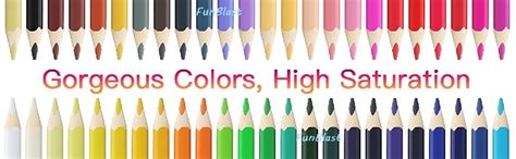 FunBlast Color Pencils Set, (Pack of 48 Pcs) Professional Water Soluble ...