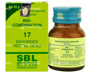 Sbl Bio Combination 17 Engorged Rectal Veins Tablet 25 Gm - Uses, Side ...