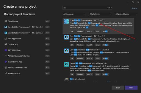 Azure Bot Service 的图像结果