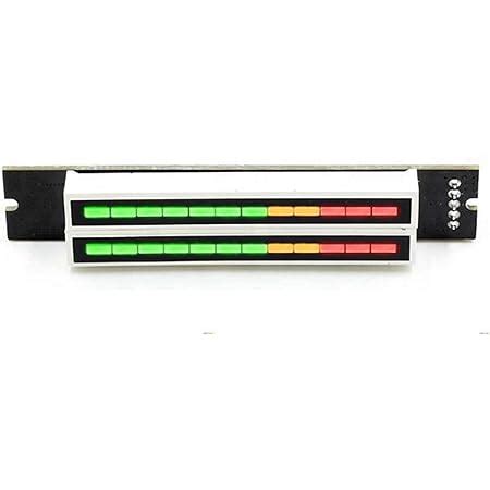 DHRUV-PRO Dual 12 Stereo Level indicator LED VU Meter lamps Adjustable ...