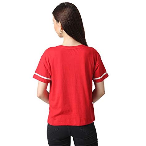 Buy Flawless Women's T-Shirt, Casual Printed Cotton Tshirt for Women ...