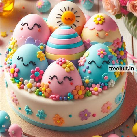 Easter Egg Cake Decoration Ideas with Cake Decoration Techniques and Tips