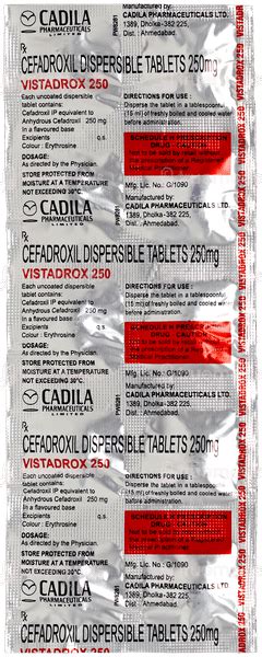 Lacef 250 Dispersible Tablet 10 - Uses, Side Effects, Dosage, Price ...