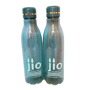 Buy JAYAS COLLECTIONS fancy freezer water bottle set - 2 pcs (grey ...