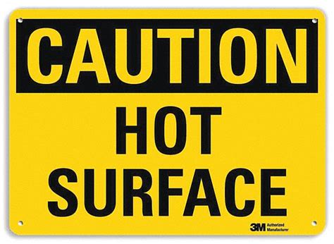Plastic, Mounting Holes Sign Mounting, Caution Sign - 44TX62|U4-1428-NP ...