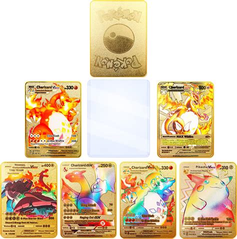 6 Vmax Cards Vmax Charizard Cards Cards Deck Included Rare | Desertcart ...