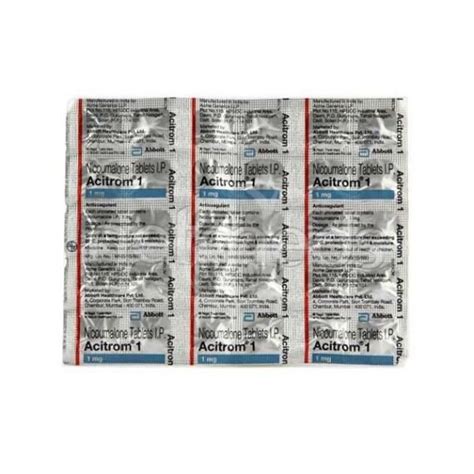 Acitrom 1 Supplier in India - Jindal Medical Store