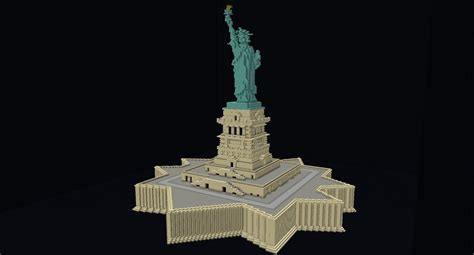 Minecraft Statue Of Liberty Tutorial
