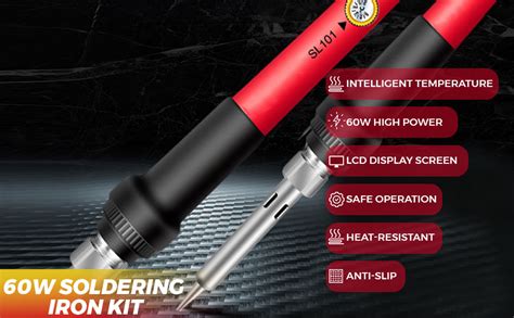Serplex® Soldering Iron Kit, Soldering Iron 60 Watt Original 200 to 450 ...