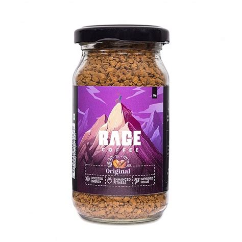 Rage Coffee - 50 Gms Original Blend - Premium Arabica Instant Coffee ...