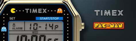 Timex T80 X Pac-Man Digital Grey Dial Unisex's Watch-TW2U31900 : Amazon ...