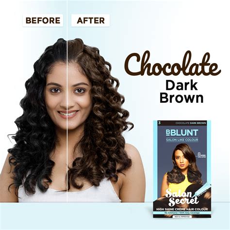 BBlunt Salon Secret High Shine Dark Brown Hair Colour -100g