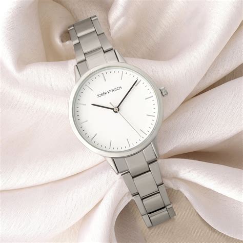 Shop online White Dial Silver Metallic Strap Watch by Joker and Witch ...