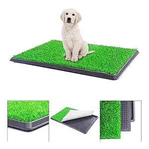 Dog Cat Potty Toilet Patch Training Pad for Indoor or Outdoor Use, 3 ...