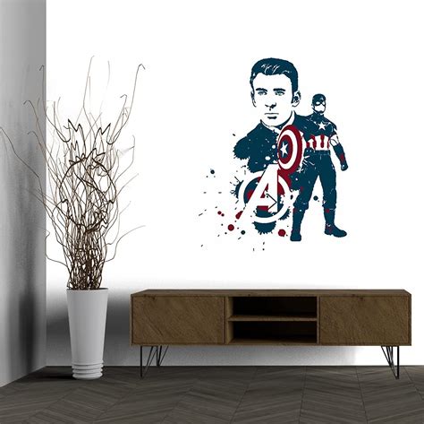 wallpics® Marvel Avengers Self Adhesive Decorative Wall Sticker | (60cm ...