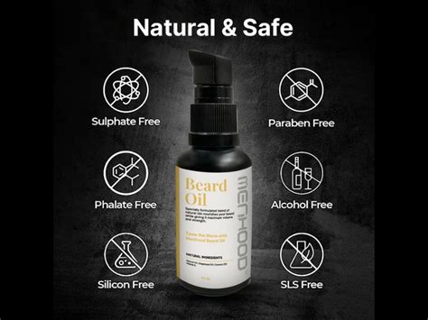 Menhood Beard Oil | Enriched with Natural Oils | Helps in Thicker ...