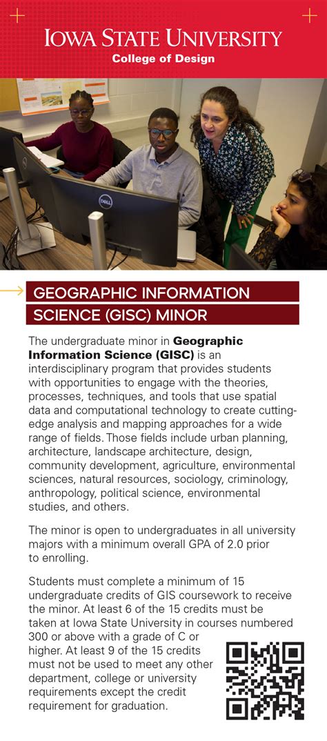 GIS Minor Handout by Alison Weidemann at Coroflot.com