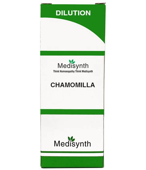 Home CHAMOMILLA - Dilutions