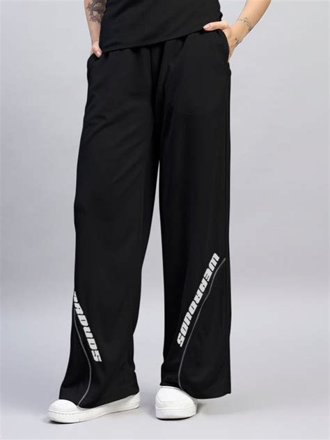 WOMEN'S CUBBY RELAXED FIT BAGGY JOGGERS (BLACK)