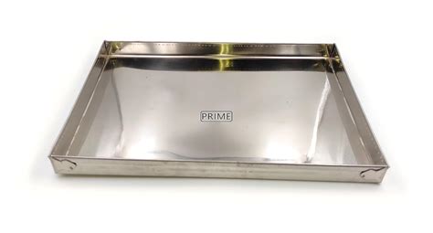 Buy Prime Bakers and Moulders Stainless Steel Sweet Rectangle Tray 1 ...