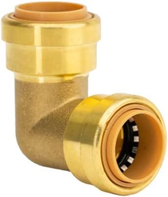 Buy QUICK FITTING 3/4 Elbow Push-to-Connect Plumbing Fittings with Slip ...