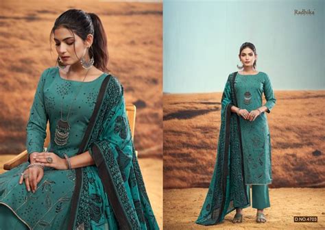 Radhika Azara Rabiya Lawn Cotton Dress Material Collection