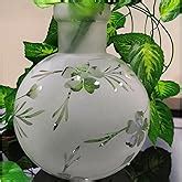 Buy Mithila Handicrafts 4.7 Inch Ball Shaped Round Glass Vase | for ...