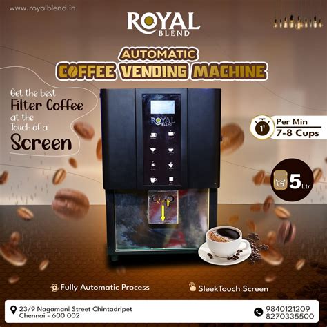 Coffee Vending Machine Dealers In Chennai- Royal Blend