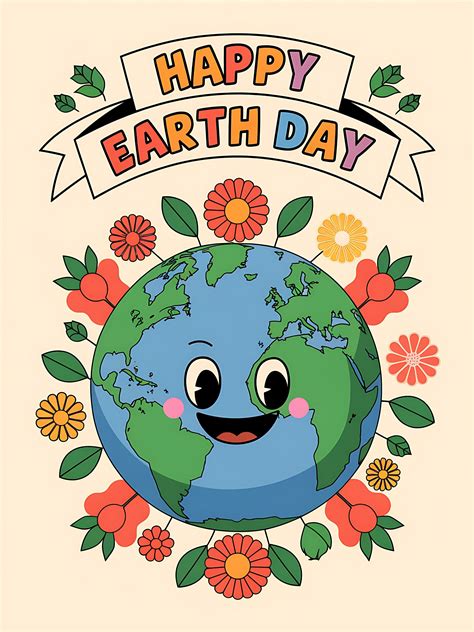 Free Happy Earth Day | Happy earth, Save earth posters, Doodle drawings