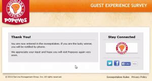 Tellpopeyes Survey | Win the Tellpopeyes Survey Rewards for Free!!