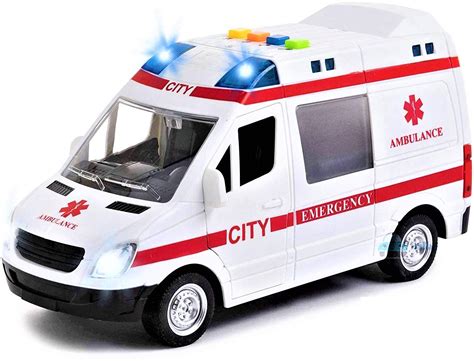 FunBlast Ambulance Toy for Kids with Light & Siren Sound – Pull Back ...
