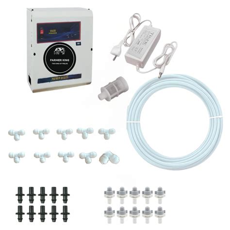 Farmer King Fogger Kit with Inbuilt Timer & Motor | 10 Plastic Mist ...