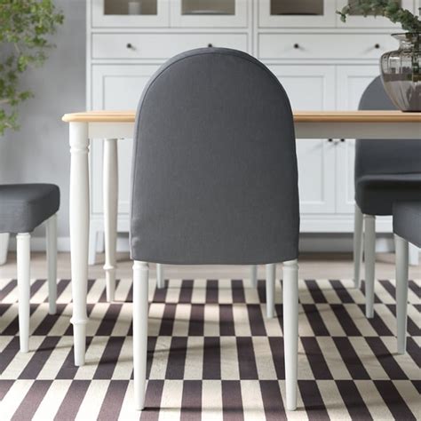 DANDERYD chair, white/Vissle grey - IKEA