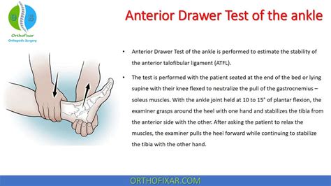 Anterior Drawer Test Of The Ankle Explained Easily | OrthoFixar