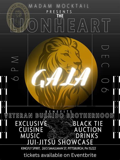 The Lionheart Gala aveteran benefit, Kingfly Spirits, Pittsburgh, 6 ...