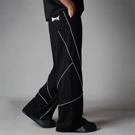 BLACK VERTEX FLEECE BAGGY SWEATPANTS – Hophead