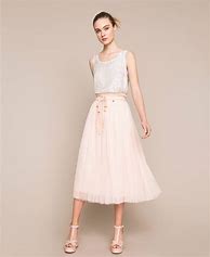 Image result for Pleated Tulle Skirt