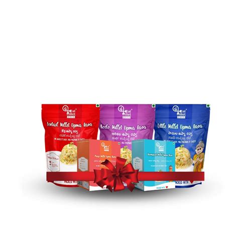 Siridhanya Millet Upma Rava Combo Pack (Kodo, Foxtail, Little, Barnyard ...