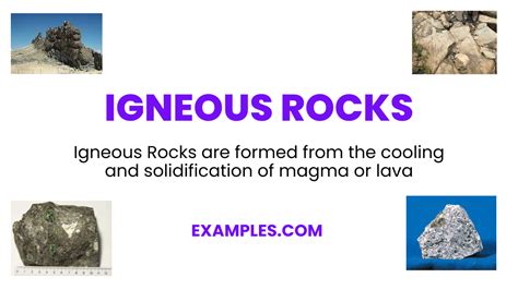 Igneous Rocks- 20+ Examples, Definition, Types, Characteristics