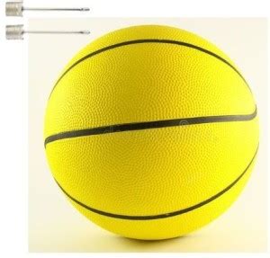 METROL Yellow Rubber Basketball With Pin Basketball Kit - Buy METROL ...