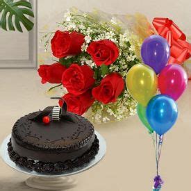 birthday flowers cake balloons, same day flowers cakes and balloons
