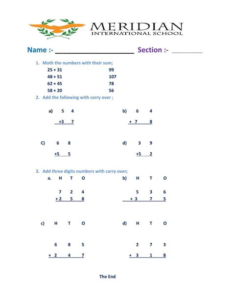 Grade 2 Three-Digit Addition Carry Over 的图像结果