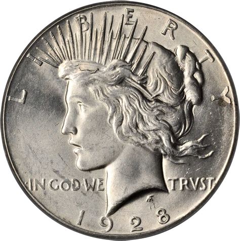 1928 Peace Silver Dollar. MS-62 (PCGS).拍卖成交价格及图片- 芝麻开门收藏网
