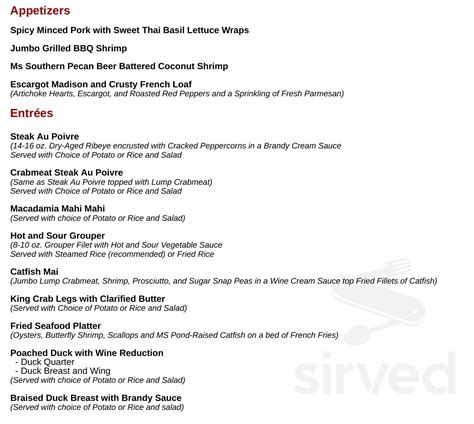 Mai Little China menus in Greenwood, Mississippi, United States