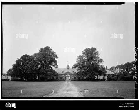 MAIN ELEVATION, SEEN FROM DRIVE Caumsett Manor, Polo Stables, Lloyd ...