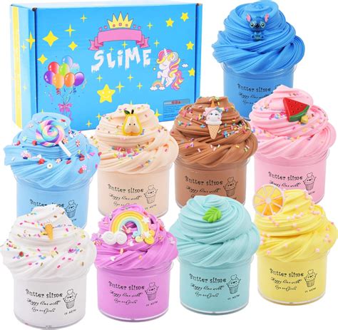 9 Pack Butter Slime Kits for Girls and Boys?with India | Ubuy