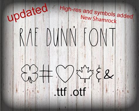 Rae Dunn Font Free - Dafont Free