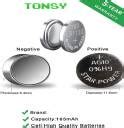 TONSY LR1130 AG10 Batteries 1.5V Alkaline Button Cell for Watch ...